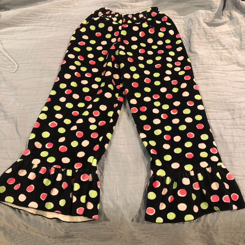 Cute girls ruffle pants